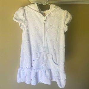 Sweet Ivy White Star swimsuit coverup Sz 4